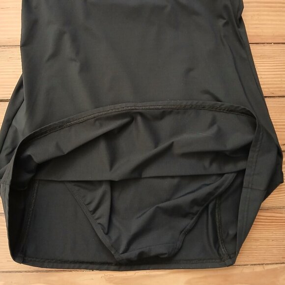 Calvin Klein Black Ruched Tank Skirted Swimdress Super Cute NWOT Sz 4 - Picture 6 of 7